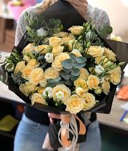 Букет цветов из:  Розы и Лизиантусы #REPLACE_PRED# Бокситогорске