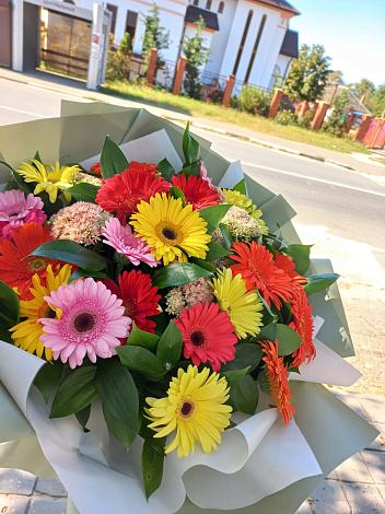 Букет цветов из: Герберы в Бокситогорске